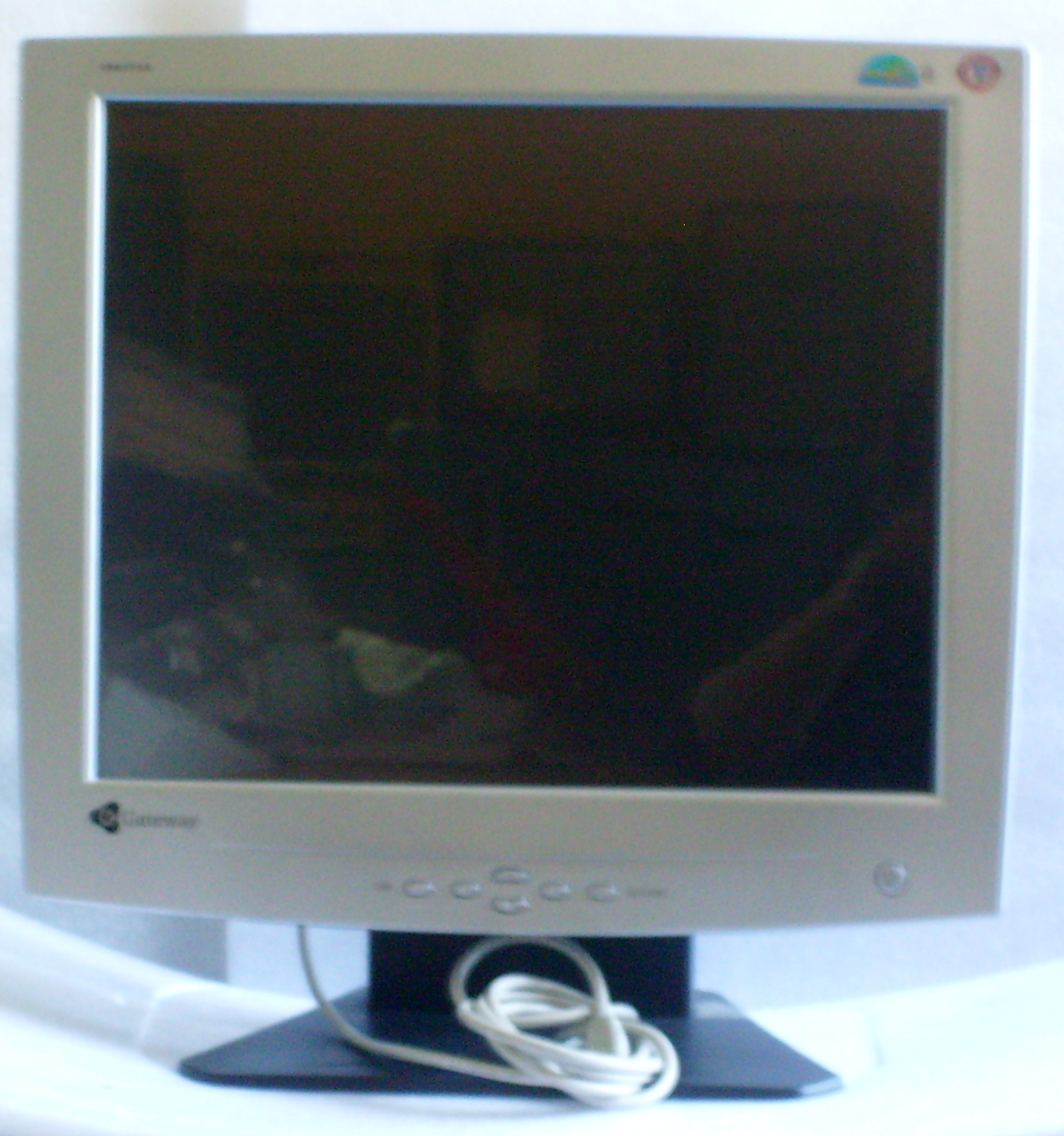 Monitor dotykowy 17'' Gateway FPD1730 Srebrno-Czarny Rezystancyj