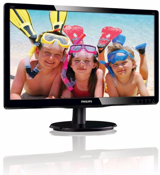 Monitor dotykowy 21,5" Philips 223V5LSB2 10 punktów dotykowych r